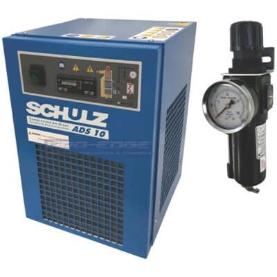 10 CFM REFRIGERATED AIR DRYER FOR 1.5 HP, 2 HP & 3 HP COMPRESSORS, Moisture Filter Regulator - SCHULZ-