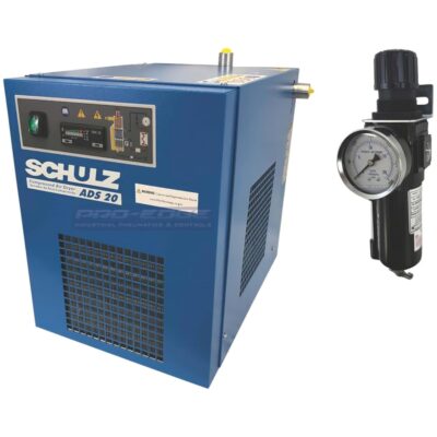 20 CFM REFRIGERATED AIR DRYER FOR 3 HP & 5HP COMPRESSORS, Moisture Filter Regulator - SCHULZ