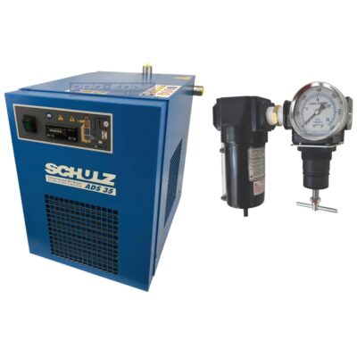 35 CFM REFRIGERATED AIR DRYER FOR 7.5HP & 10HP COMPRESSORS, Filter Regulator Combo - SCHULZ