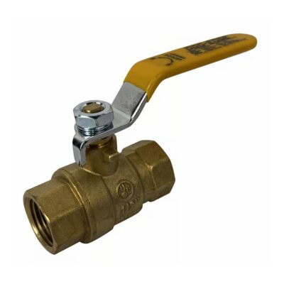 1/2" Female NPT, Full Port Industrial Brass Ball Valve, QTY-01