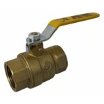 1" Female NPT, Full Port Industrial Brass Ball Valve