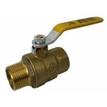1" Male X Female NPT, Full Port Industrial Brass Ball Valve