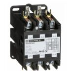 SQUARE D - 24V A/C, Definite Purpose Contactor: 3 Poles, 60 FLA