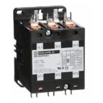 SQUARE D - 24V A/C, Definite Purpose Contactor: 3 Poles, 90 FLA