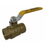 3/4" Female NPT, Full Port Industrial Brass Ball Valve, QTY-01