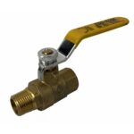 3/8" Male X Female NPT, Full Port Industrial Brass Ball Valve