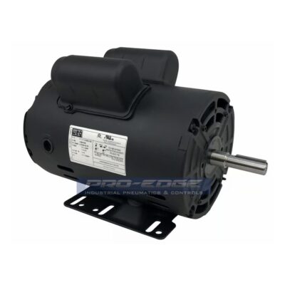 WEG - 3 HP Electric Motor, 56 Frame, 3480 RPM, 1-Phase, 230VAC