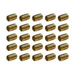1/4" Male NPT Brass Close Nipple - Qty. 25