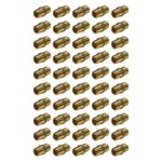1/4" Male NPT Brass Hex Nipple - Qty. 50