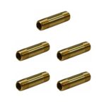 1/4" Male NPT Brass Long Nipple, 1.50" Length - Qty. 5