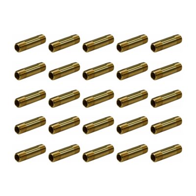 1/4" Male NPT Brass Long Nipple, 1.50" Length - Qty. 25