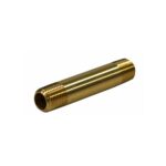 1/4" Male NPT Brass Long Nipple, 2.00" Length