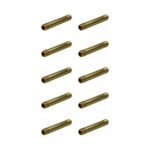 1/4" Male NPT Brass Long Nipple, 2.50" Length - Qty. 10