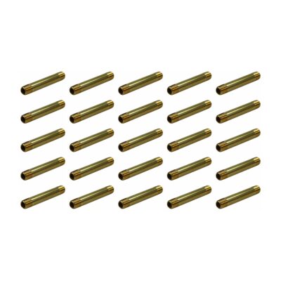 1/4" Male NPT Brass Long Nipple, 2.50" Length - Qty. 25