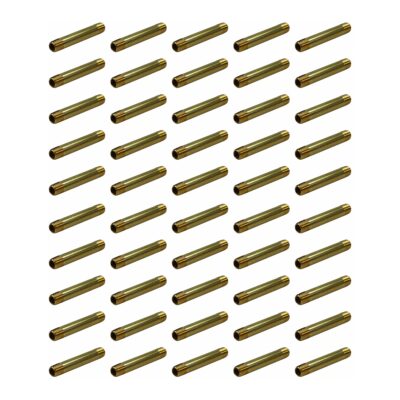 1/4" Male NPT Brass Long Nipple, 2.50" Length - Qty. 50