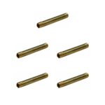 1/4" Male NPT Brass Long Nipple, 3.00" Length - Qty. 05