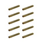 1/4" Male NPT Brass Long Nipple, 3.00" Length - Qty. 10