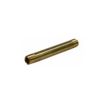 1/4" Male NPT Brass Long Nipple, 3.00" Length