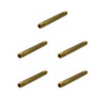 1/4" Male NPT Brass Long Nipple, 3.50" Length - Qty. 05