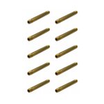 1/4" Male NPT Brass Long Nipple, 3.50" Length - Qty. 10