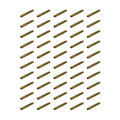 1/4" Male NPT Brass Long Nipple, 3.50" Length - Qty. 50