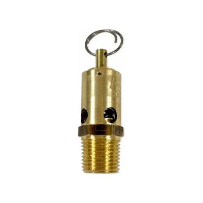 1/2" NPT, Soft Seat Safety Pressure Relief Valve, 100 PSI (Conrader)
