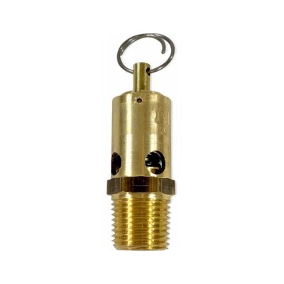 1/2" NPT, Soft Seat Safety Pressure Relief Valve, 150 PSI (Conrader)