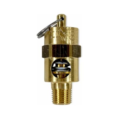 1/8" NPT, Soft Seat Safety Pressure Relief Valve, 200 PSI (Conrader)